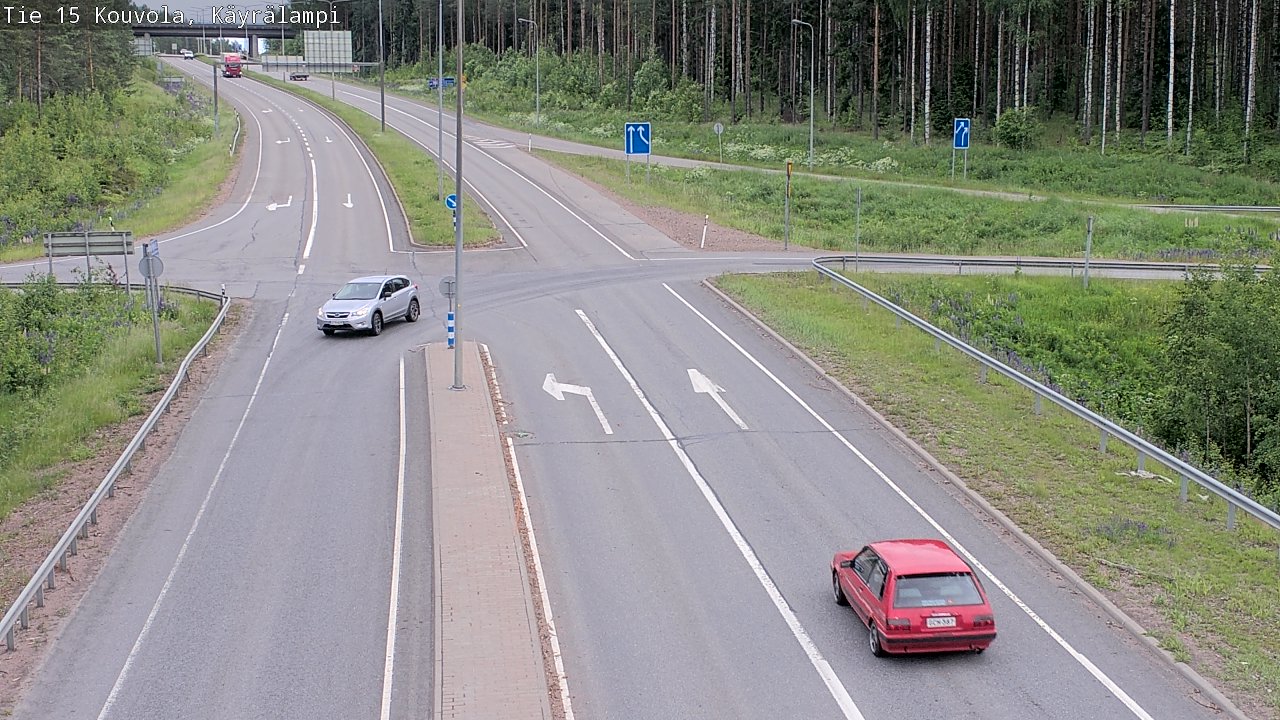 Kelikamerat Kuva Tie 15 Kouvola, Käyrälampi, Kouvola, Kymenlaakso
