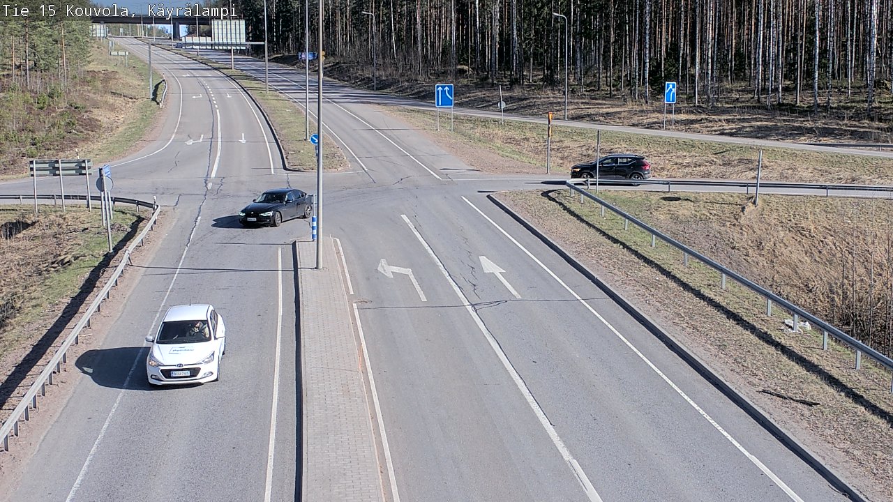 Kelikamerat Kuva Tie 15 Kouvola, Käyrälampi, Kouvola, Kymenlaakso