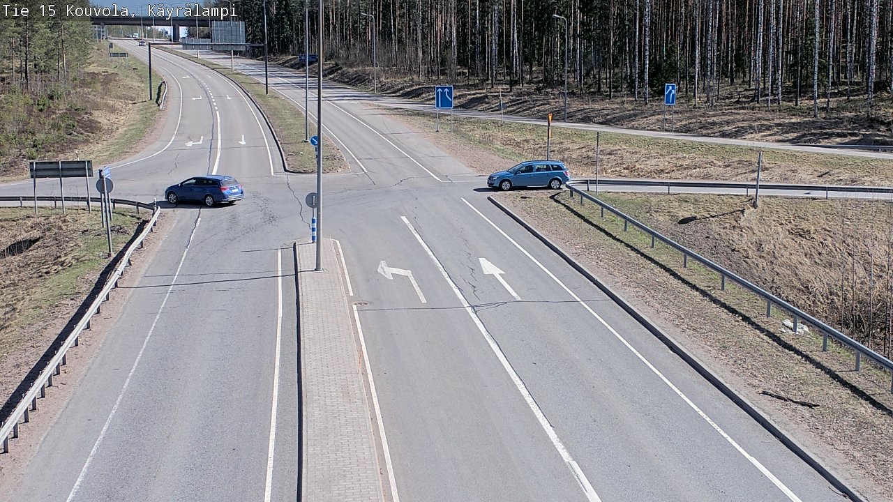 Kelikamerat Kuva Tie 15 Kouvola, Käyrälampi, Kouvola, Kymenlaakso