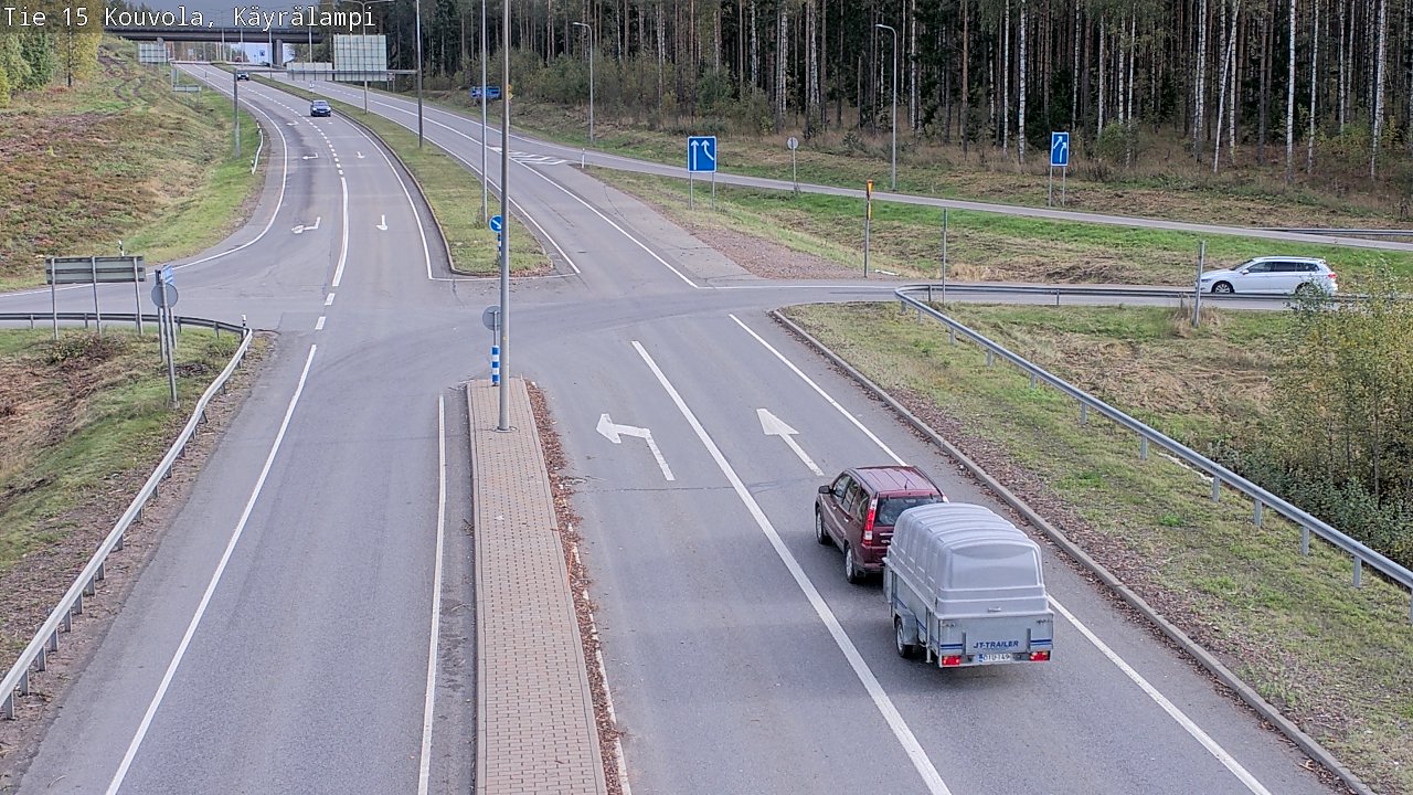 Kelikamerat Kuva Tie 15 Kouvola, Käyrälampi, Kouvola, Kymenlaakso