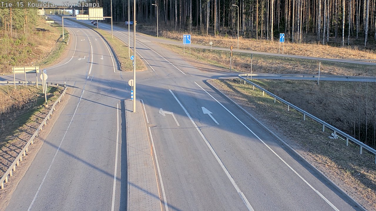 Kelikamerat Kuva Tie 15 Kouvola, Käyrälampi, Kouvola, Kymenlaakso