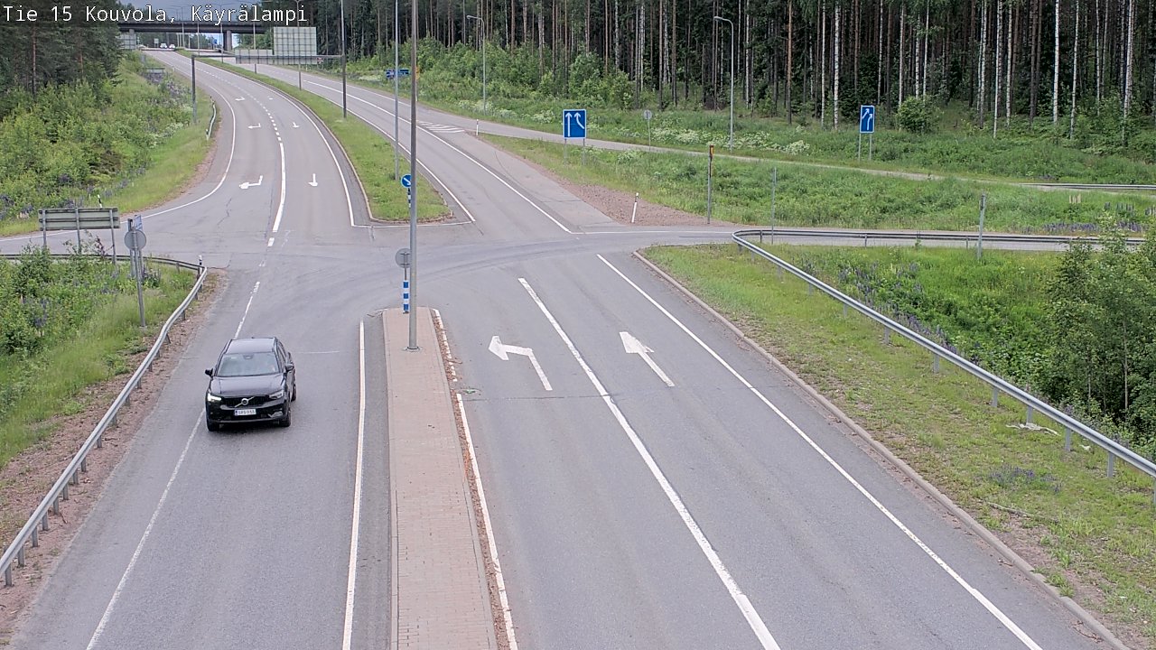 Kelikamerat Kuva Tie 15 Kouvola, Käyrälampi, Kouvola, Kymenlaakso
