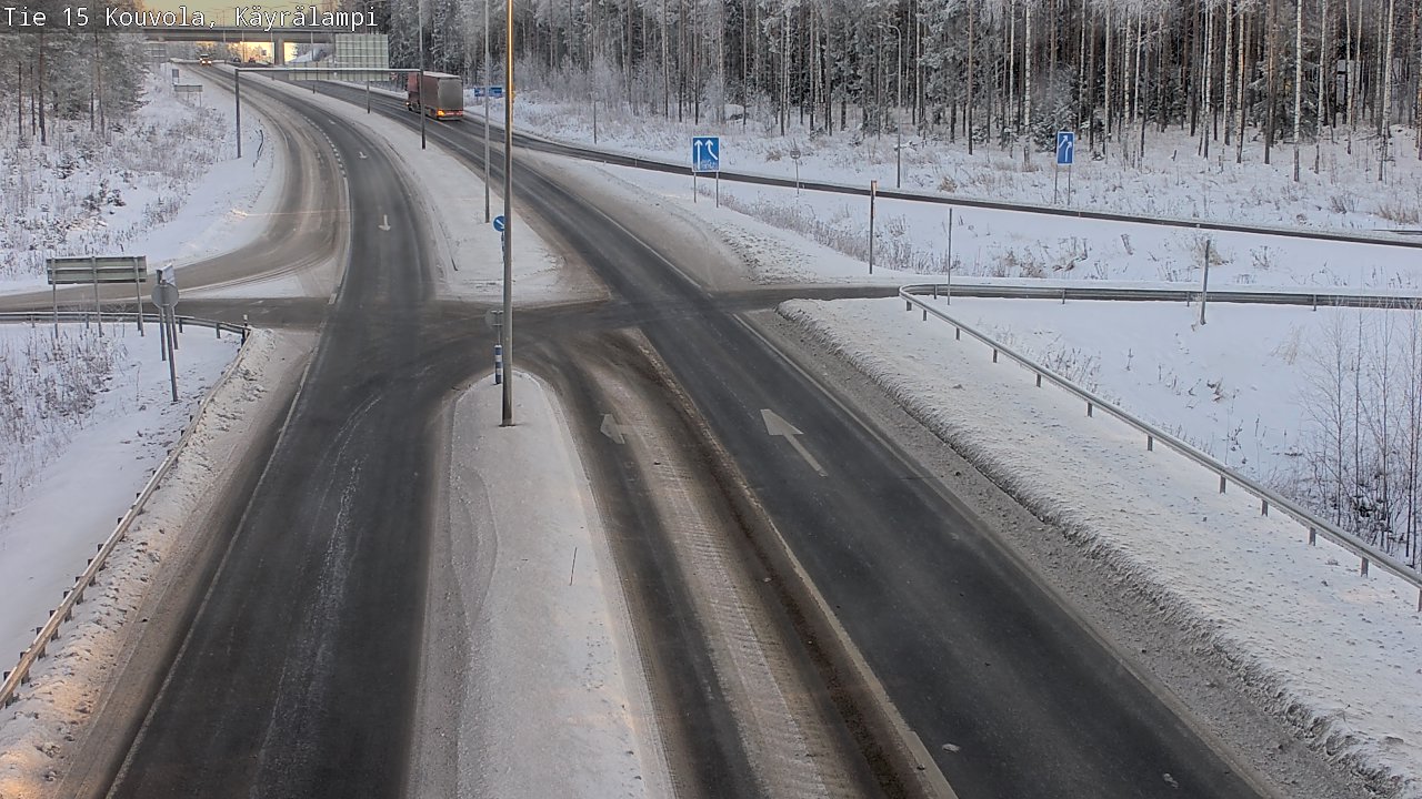 Kelikamerat Kuva Tie 15 Kouvola, Käyrälampi, Kouvola, Kymenlaakso