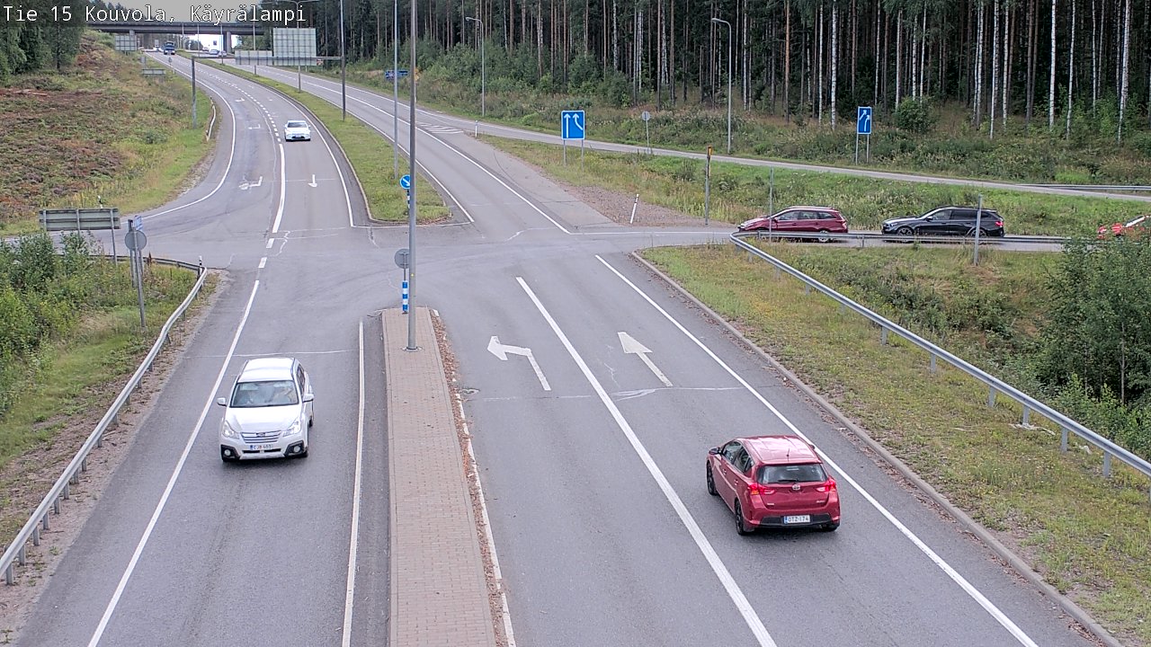 Kelikamerat Kuva Tie 15 Kouvola, Käyrälampi, Kouvola, Kymenlaakso