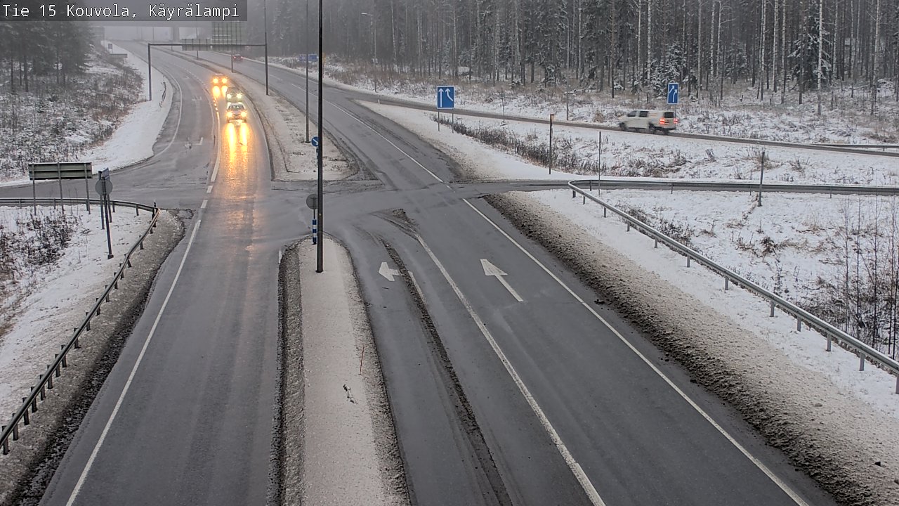 Weather Camera Image Väg 15 Kouvola, Käyrälampi, Kouvola, Kymenlaakso