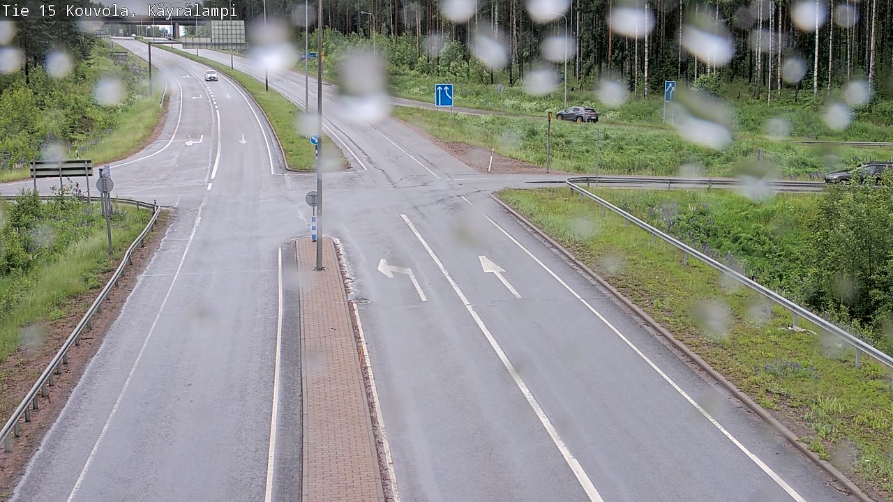 Weather Camera Image Väg 15 Kouvola, Käyrälampi, Kouvola, Kymenlaakso