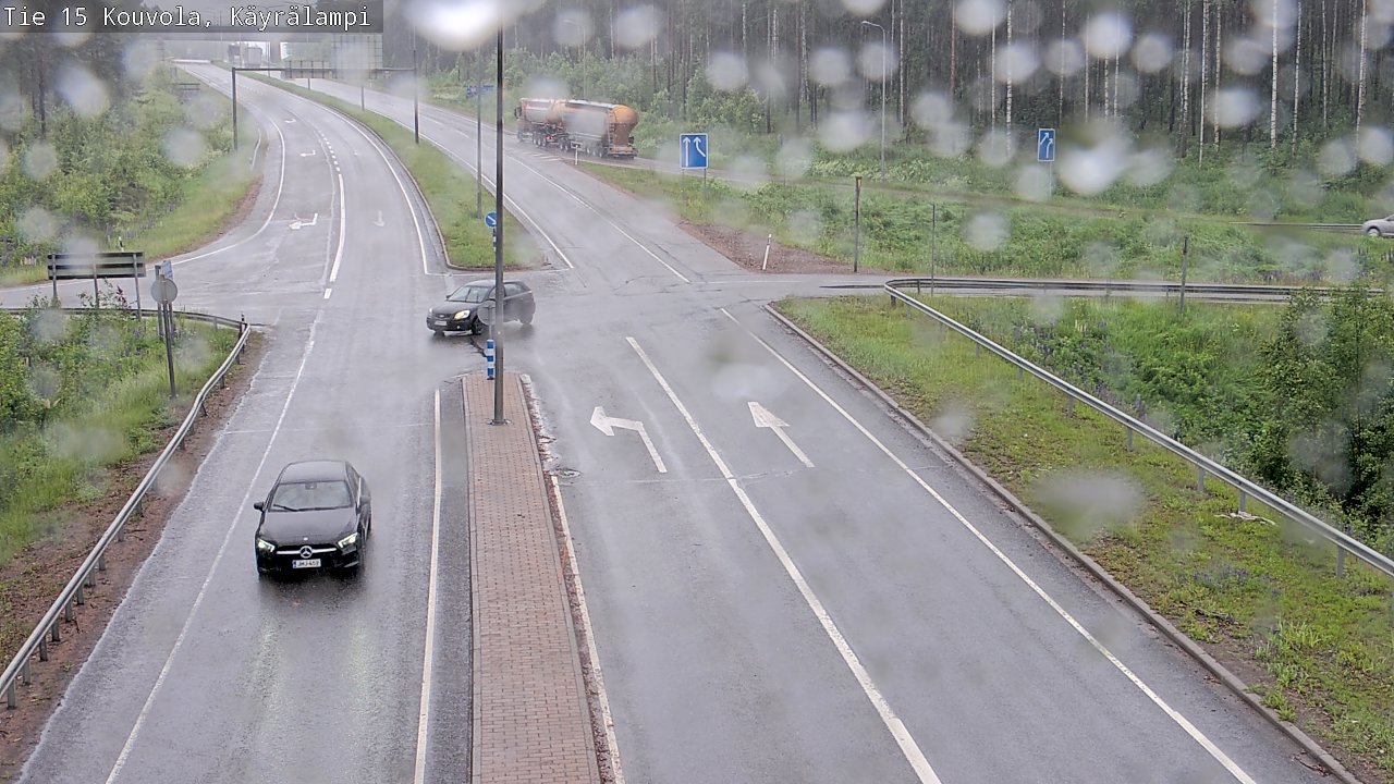 Weather Camera Image Väg 15 Kouvola, Käyrälampi, Kouvola, Kymenlaakso