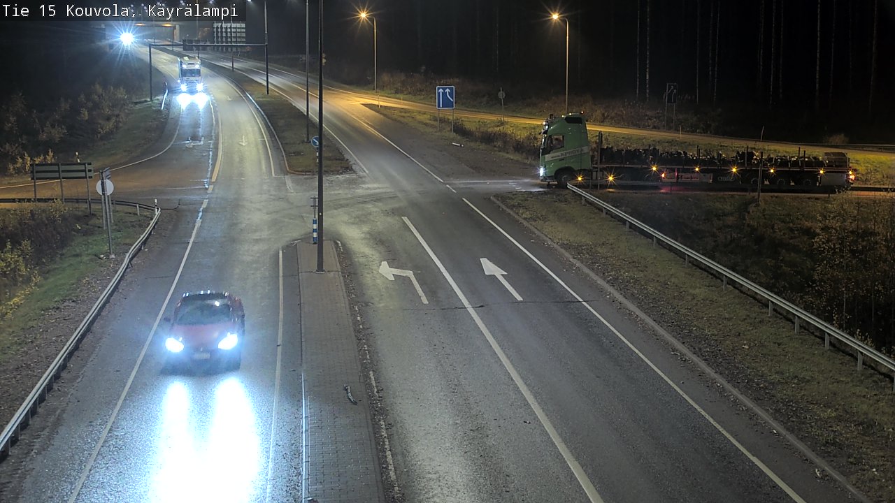 Kelikamerat Kuva Tie 15 Kouvola, Käyrälampi, Kouvola, Kymenlaakso