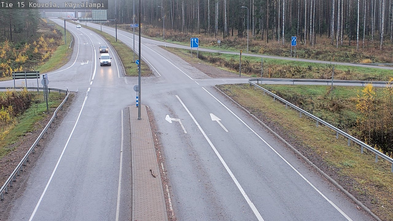 Kelikamerat Kuva Tie 15 Kouvola, Käyrälampi, Kouvola, Kymenlaakso