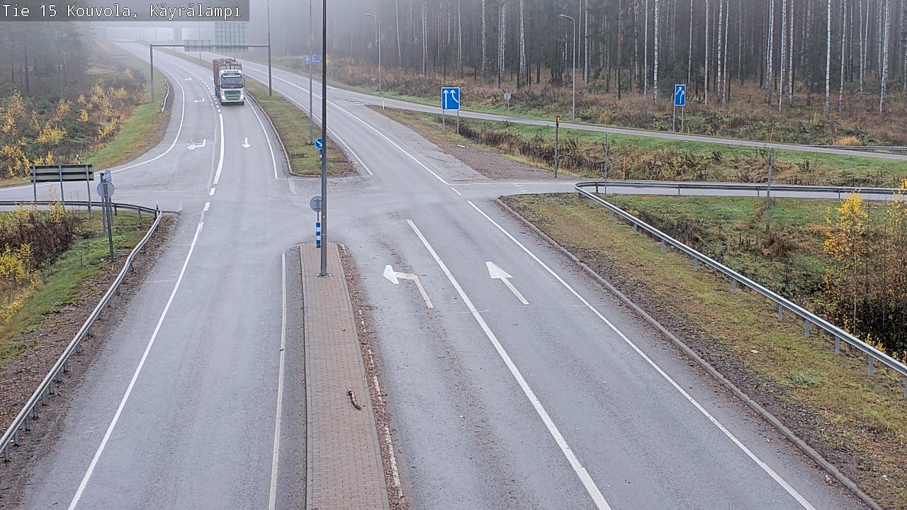 Kelikamerat Kuva Tie 15 Kouvola, Käyrälampi, Kouvola, Kymenlaakso