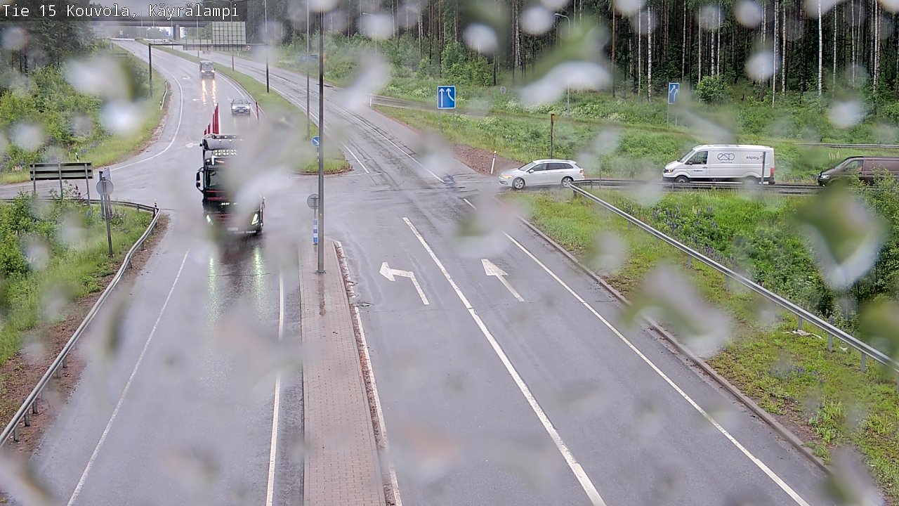 Kelikamerat Kuva Tie 15 Kouvola, Käyrälampi, Kouvola, Kymenlaakso