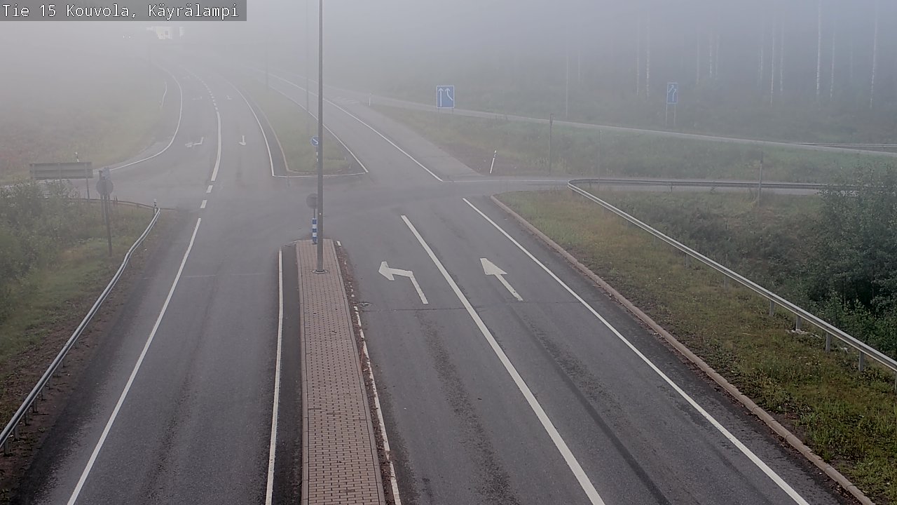 Weather Camera Image Väg 15 Kouvola, Käyrälampi, Kouvola, Kymenlaakso