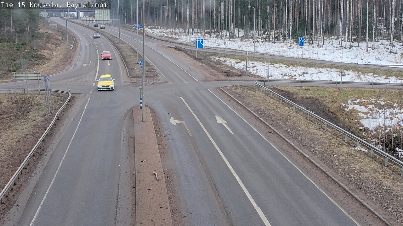 Weather Camera Image Väg 15 Kouvola, Käyrälampi, Kouvola, Kymenlaakso