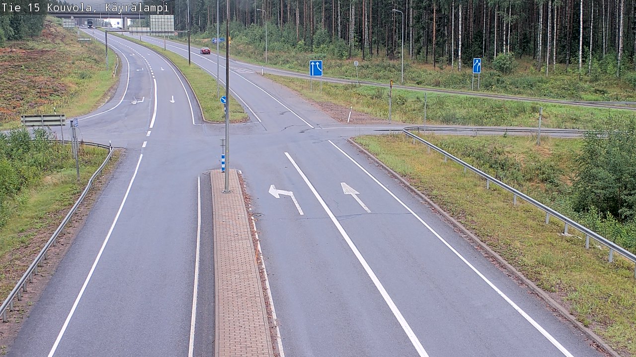 Kelikamerat Kuva Tie 15 Kouvola, Käyrälampi, Kouvola, Kymenlaakso