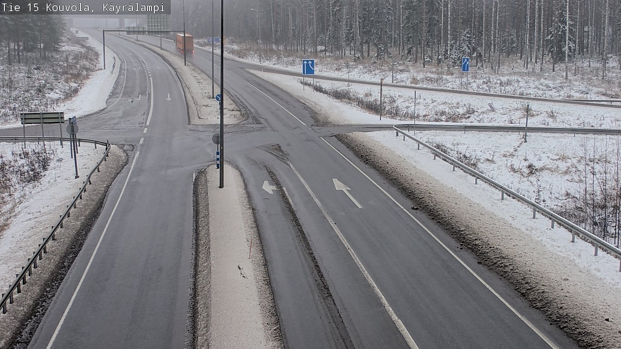 Weather Camera Image Väg 15 Kouvola, Käyrälampi, Kouvola, Kymenlaakso