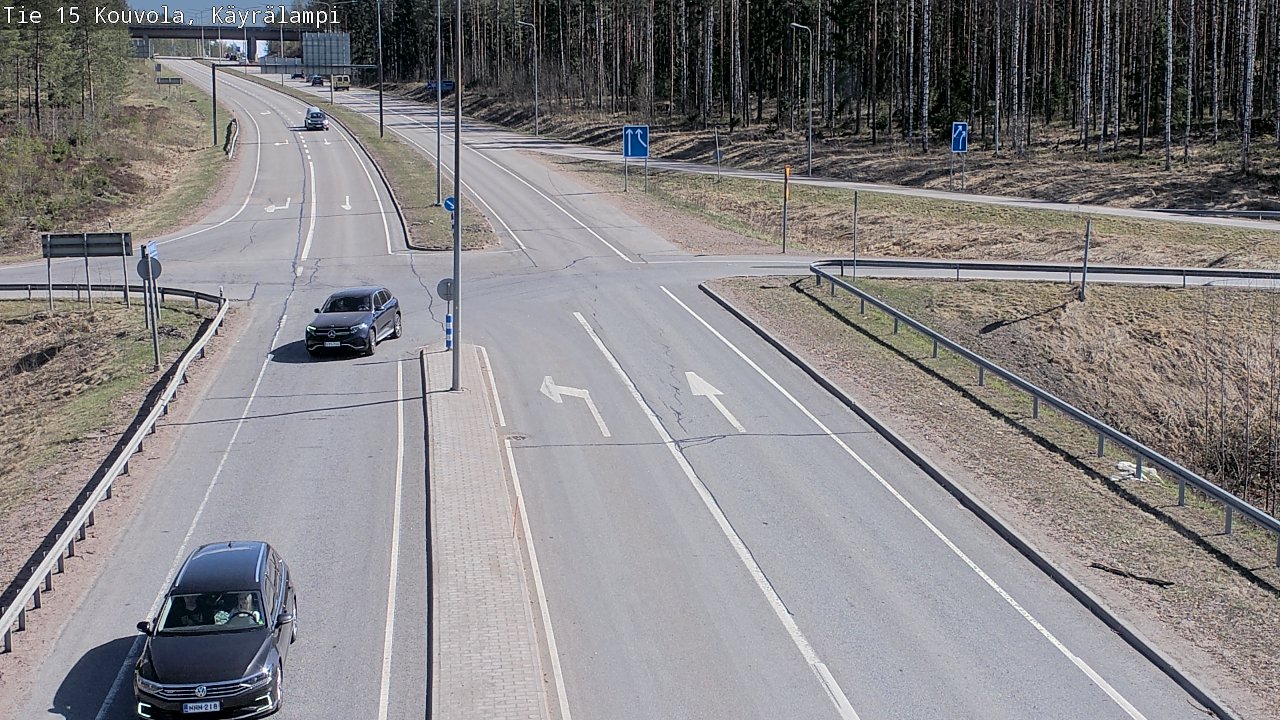 Kelikamerat Kuva Tie 15 Kouvola, Käyrälampi, Kouvola, Kymenlaakso