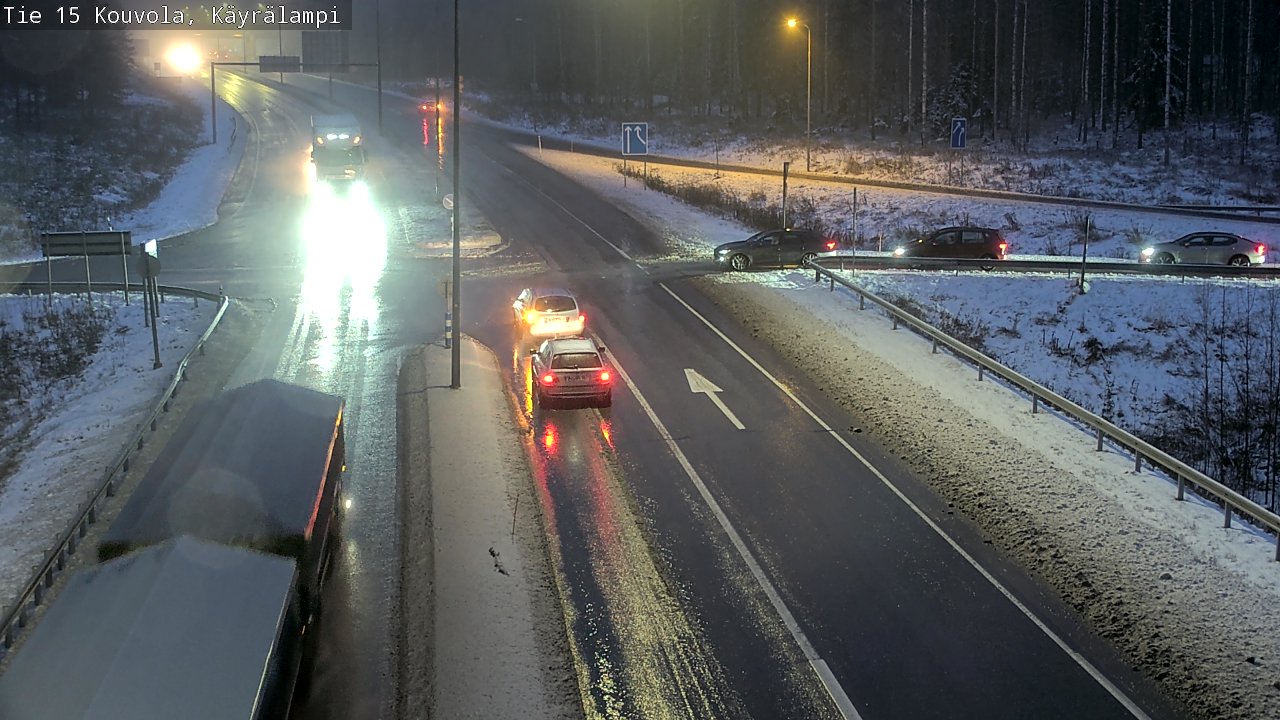 Weather Camera Image Väg 15 Kouvola, Käyrälampi, Kouvola, Kymenlaakso
