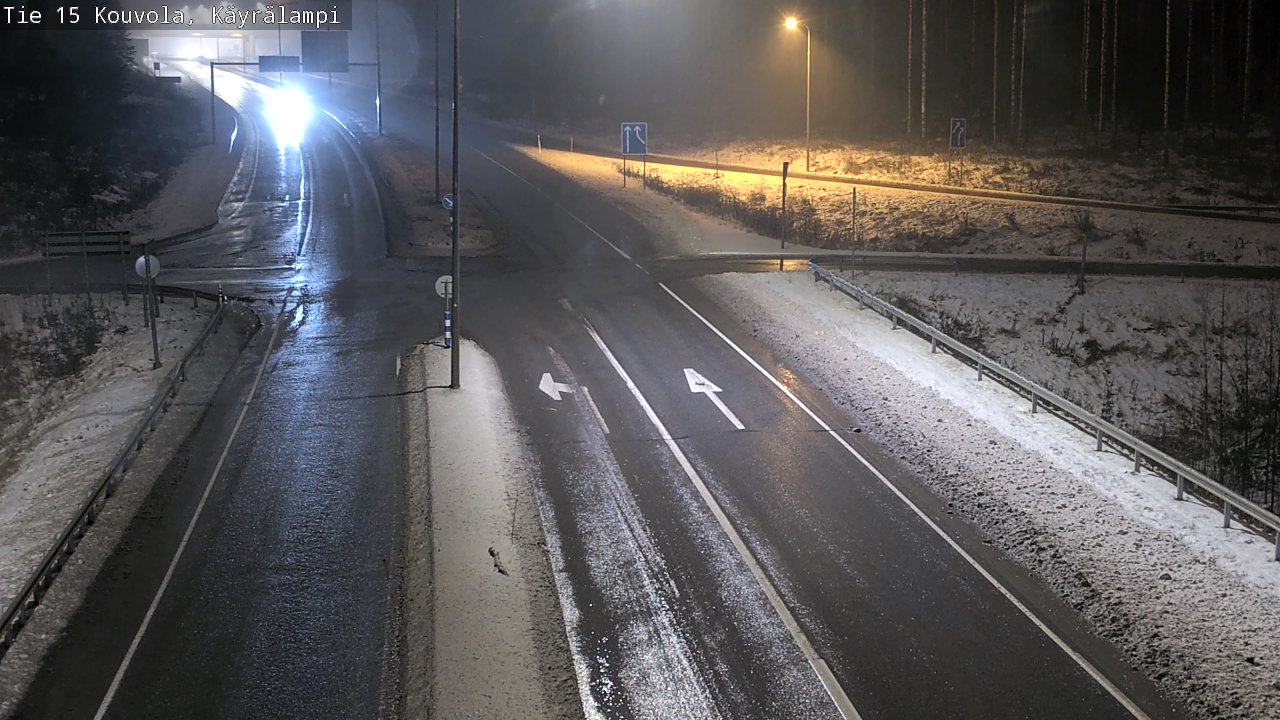 Weather Camera Image Väg 15 Kouvola, Käyrälampi, Kouvola, Kymenlaakso