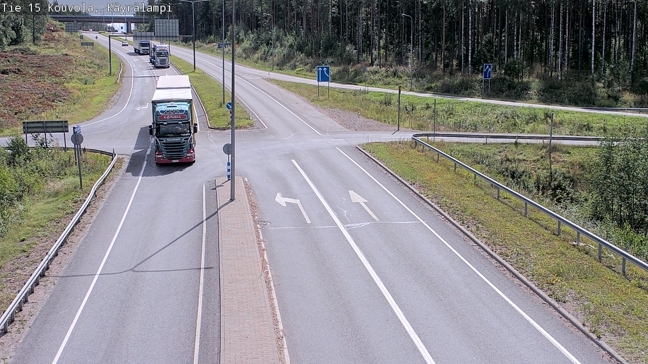 Kelikamerat Kuva Tie 15 Kouvola, Käyrälampi, Kouvola, Kymenlaakso