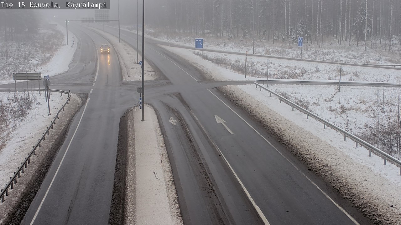 Weather Camera Image Väg 15 Kouvola, Käyrälampi, Kouvola, Kymenlaakso
