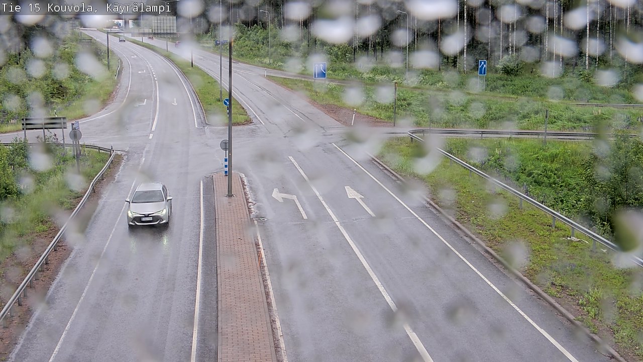 Weather Camera Image Road 15 Kouvola, Käyrälampi, Kouvola, Kymenlaakso