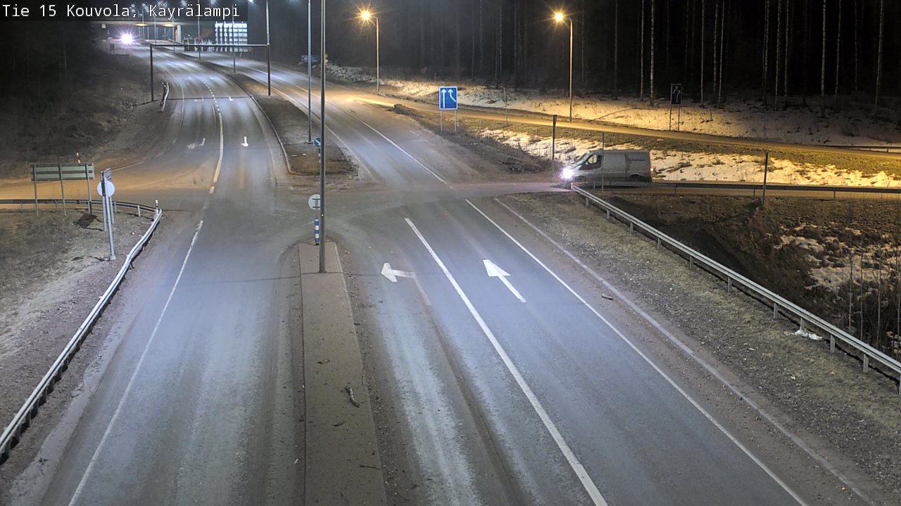 Weather Camera Image Väg 15 Kouvola, Käyrälampi, Kouvola, Kymenlaakso