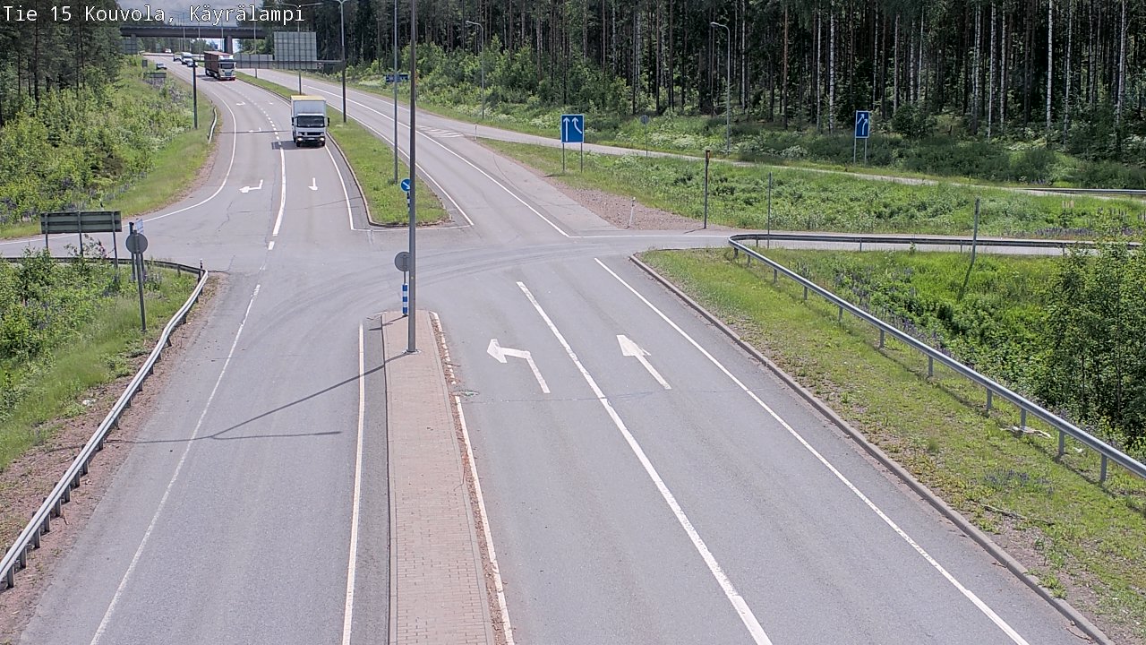 Kelikamerat Kuva Tie 15 Kouvola, Käyrälampi, Kouvola, Kymenlaakso