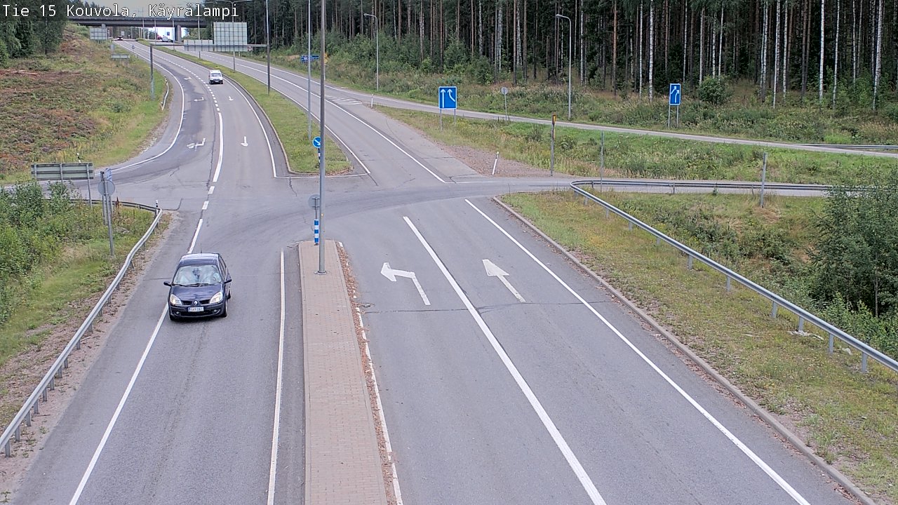 Kelikamerat Kuva Tie 15 Kouvola, Käyrälampi, Kouvola, Kymenlaakso