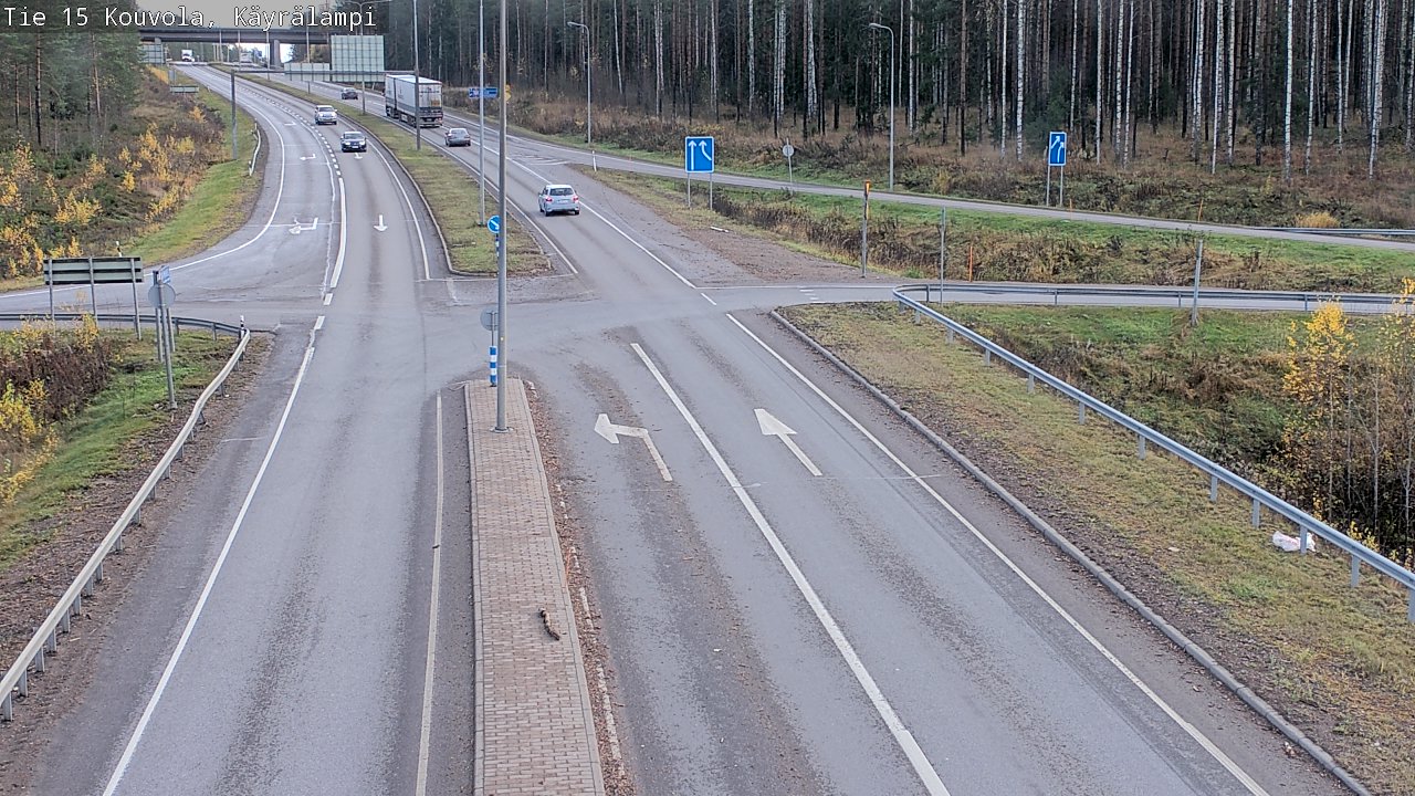 Kelikamerat Kuva Tie 15 Kouvola, Käyrälampi, Kouvola, Kymenlaakso