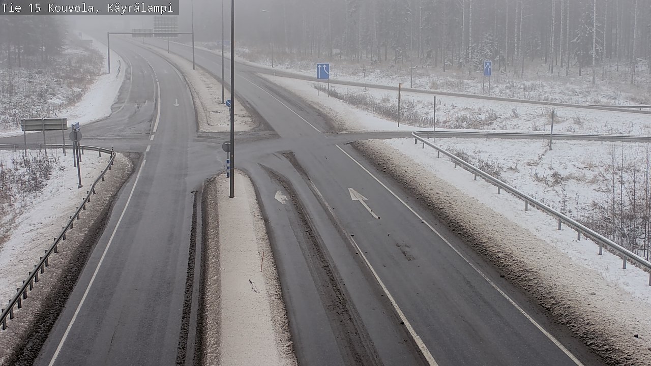 Weather Camera Image Väg 15 Kouvola, Käyrälampi, Kouvola, Kymenlaakso