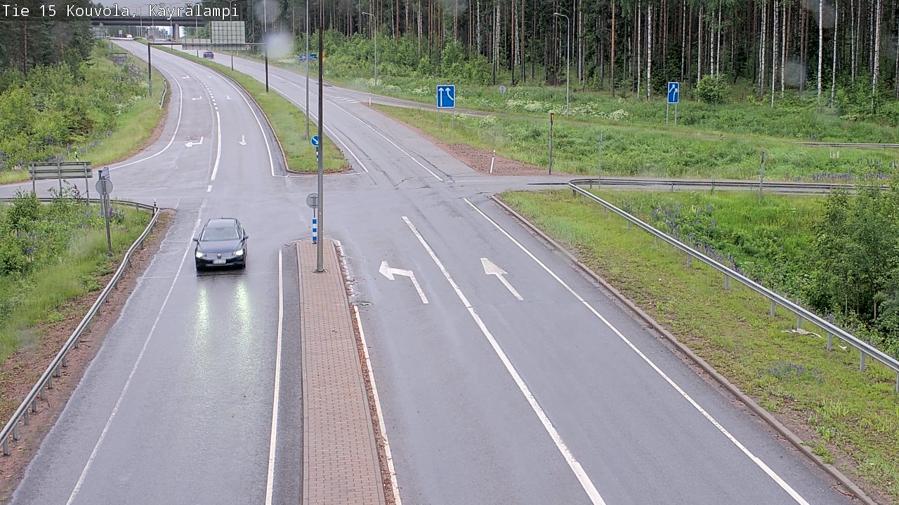 Kelikamerat Kuva Tie 15 Kouvola, Käyrälampi, Kouvola, Kymenlaakso