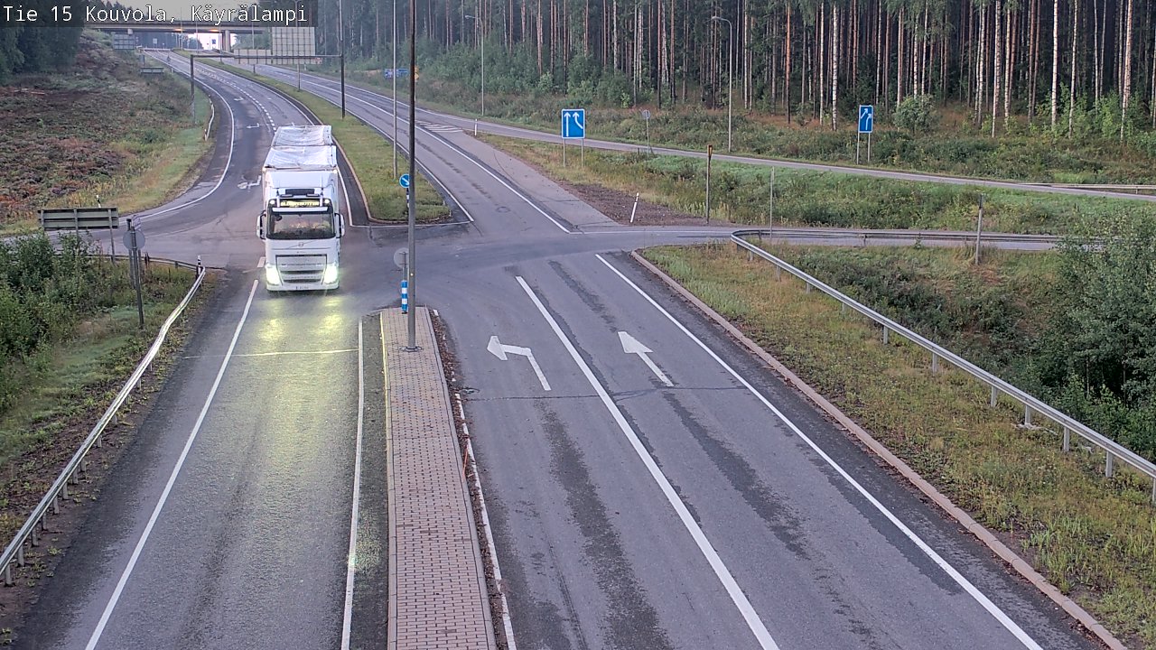 Kelikamerat Kuva Tie 15 Kouvola, Käyrälampi, Kouvola, Kymenlaakso