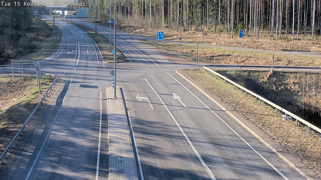 Kelikamerat Kuva Tie 15 Kouvola, Käyrälampi, Kouvola, Kymenlaakso