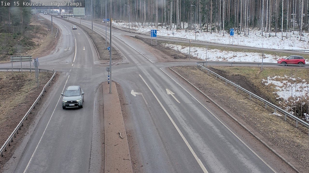 Weather Camera Image Väg 15 Kouvola, Käyrälampi, Kouvola, Kymenlaakso