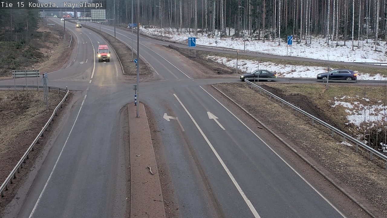 Weather Camera Image Väg 15 Kouvola, Käyrälampi, Kouvola, Kymenlaakso