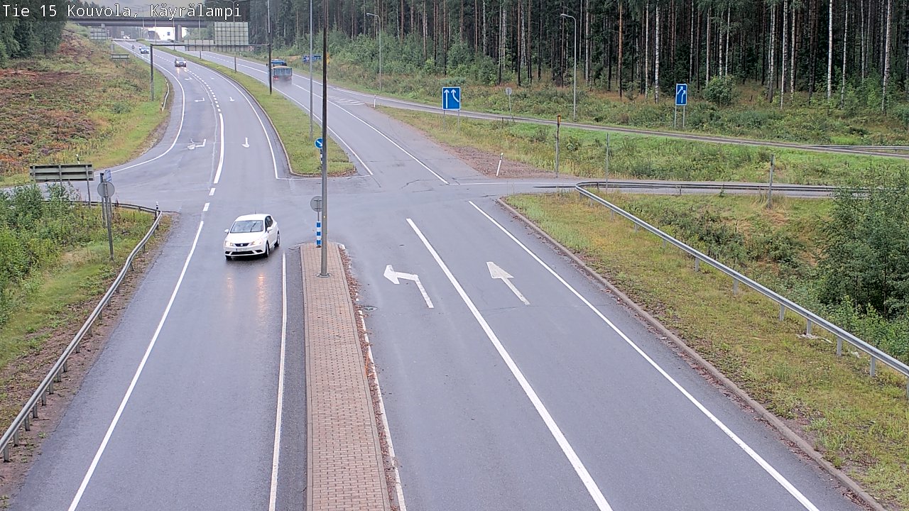 Kelikamerat Kuva Tie 15 Kouvola, Käyrälampi, Kouvola, Kymenlaakso