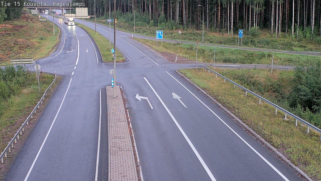 Kelikamerat Kuva Tie 15 Kouvola, Käyrälampi, Kouvola, Kymenlaakso