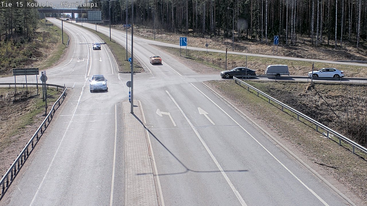 Kelikamerat Kuva Tie 15 Kouvola, Käyrälampi, Kouvola, Kymenlaakso