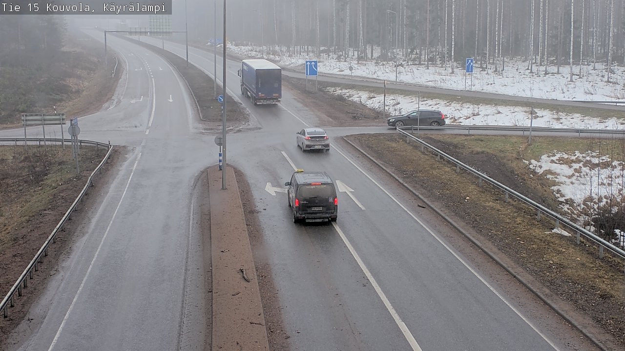 Weather Camera Image Väg 15 Kouvola, Käyrälampi, Kouvola, Kymenlaakso