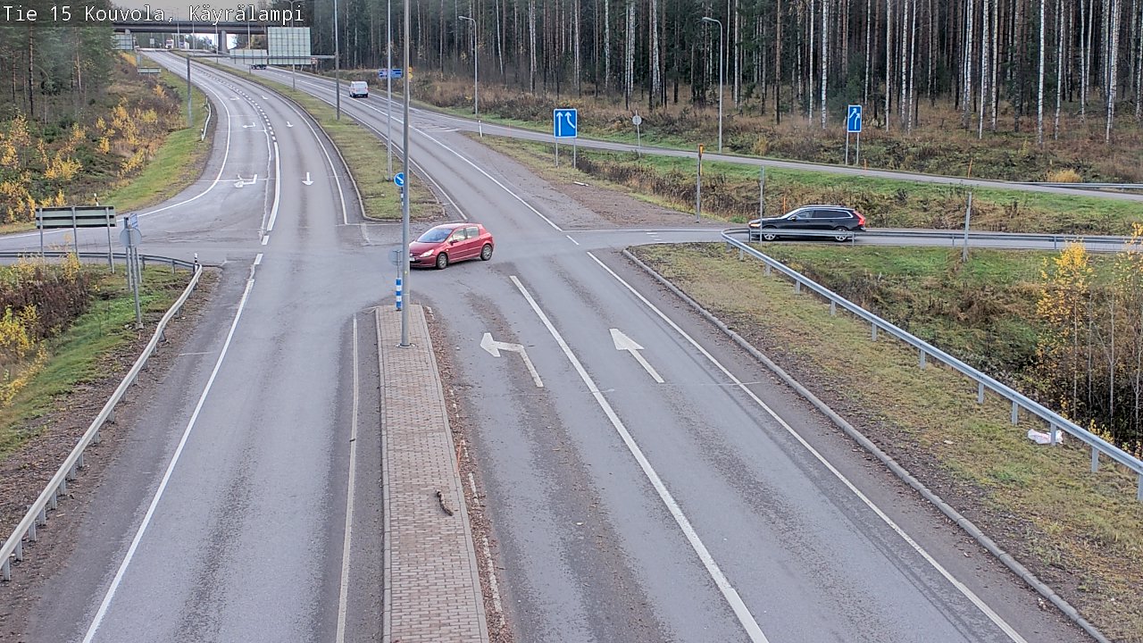 Kelikamerat Kuva Tie 15 Kouvola, Käyrälampi, Kouvola, Kymenlaakso