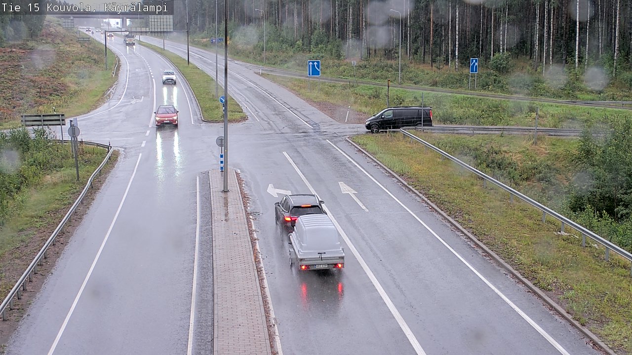 Kelikamerat Kuva Tie 15 Kouvola, Käyrälampi, Kouvola, Kymenlaakso