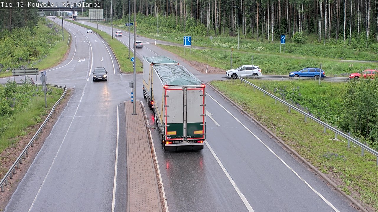 Kelikamerat Kuva Tie 15 Kouvola, Käyrälampi, Kouvola, Kymenlaakso