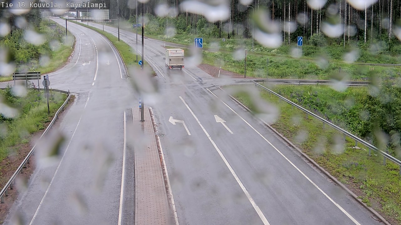 Kelikamerat Kuva Tie 15 Kouvola, Käyrälampi, Kouvola, Kymenlaakso