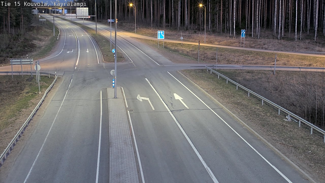 Kelikamerat Kuva Tie 15 Kouvola, Käyrälampi, Kouvola, Kymenlaakso