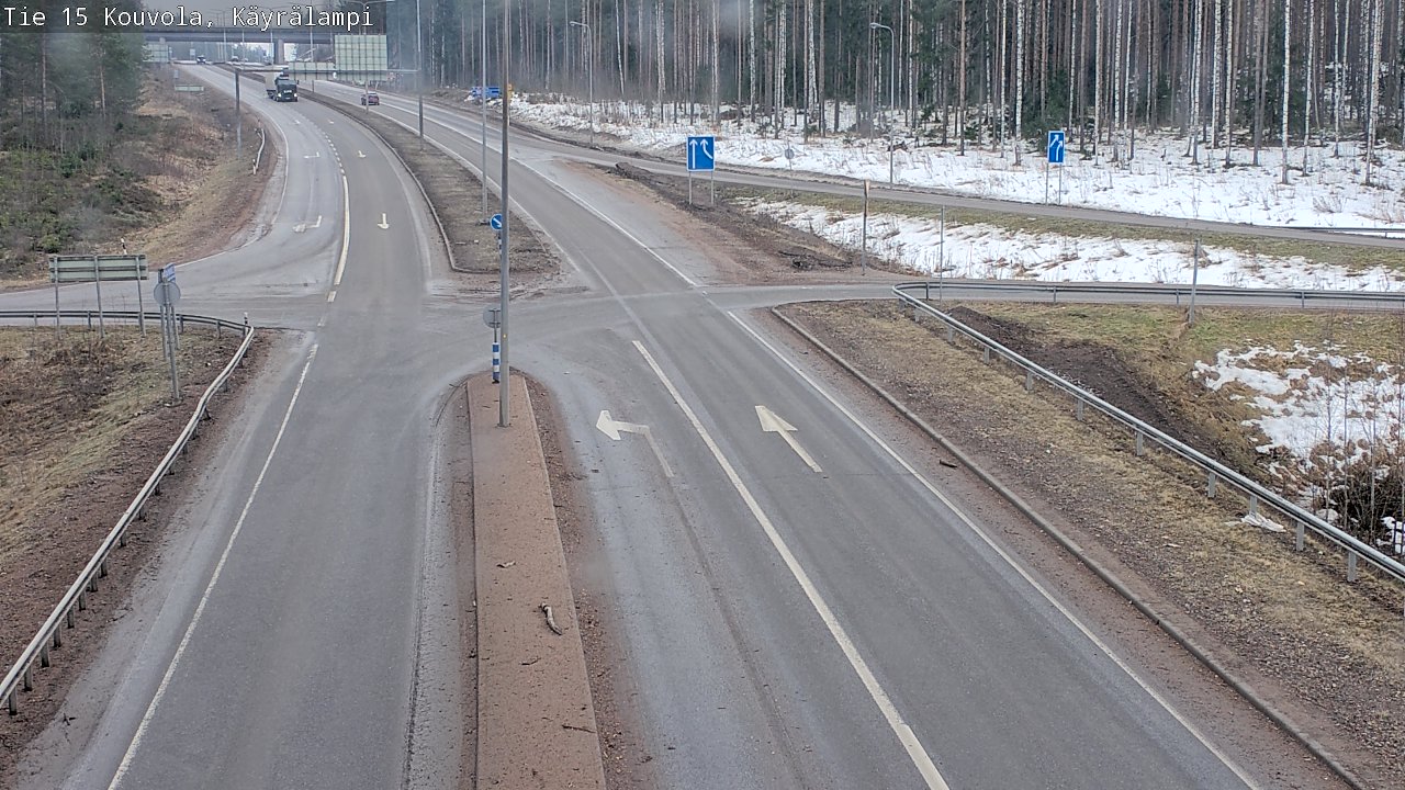 Weather Camera Image Väg 15 Kouvola, Käyrälampi, Kouvola, Kymenlaakso