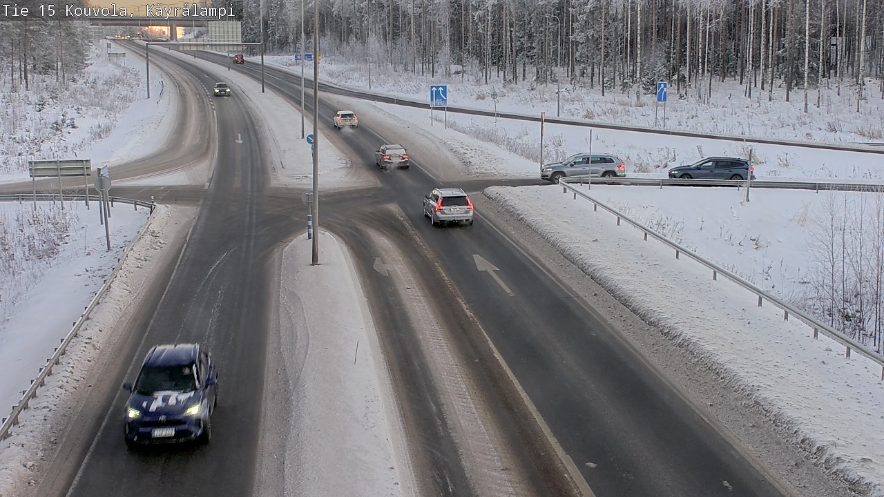 Kelikamerat Kuva Tie 15 Kouvola, Käyrälampi, Kouvola, Kymenlaakso