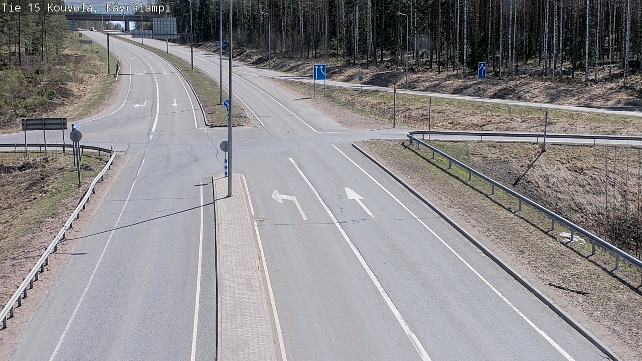 Kelikamerat Kuva Tie 15 Kouvola, Käyrälampi, Kouvola, Kymenlaakso