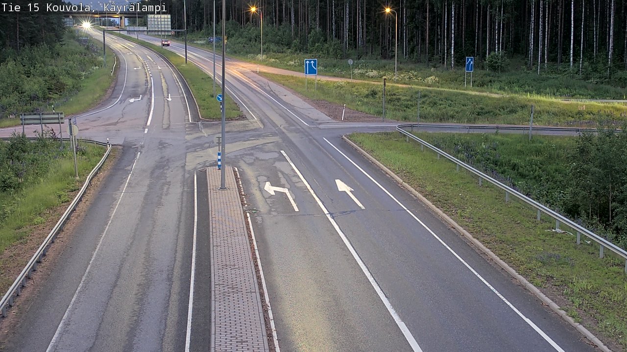 Kelikamerat Kuva Tie 15 Kouvola, Käyrälampi, Kouvola, Kymenlaakso