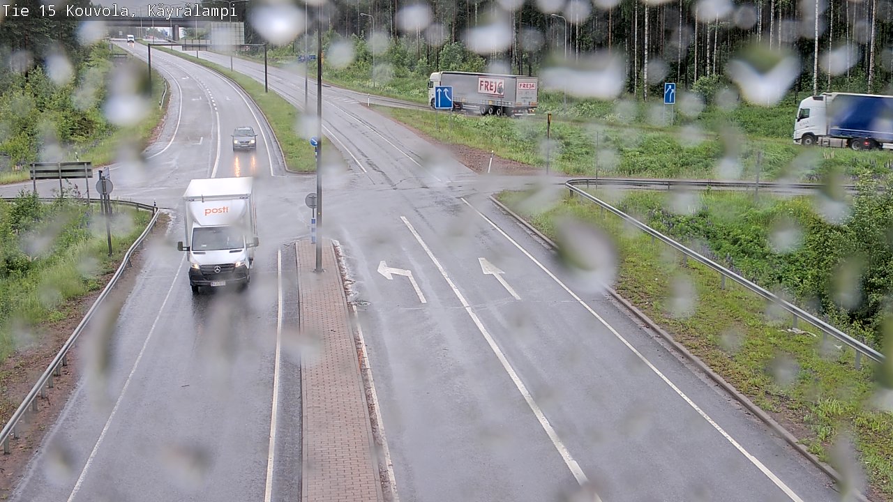 Weather Camera Image Väg 15 Kouvola, Käyrälampi, Kouvola, Kymenlaakso