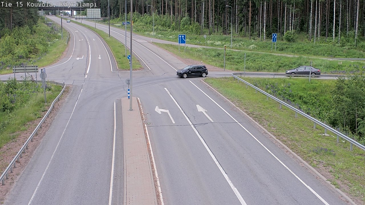Kelikamerat Kuva Tie 15 Kouvola, Käyrälampi, Kouvola, Kymenlaakso